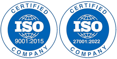 ISO 9001:2015 & ISO 27001:2022 Certified